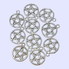 Tibetan Silver Pentagram -