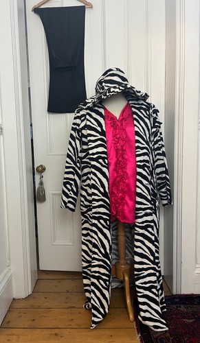 Zebra pimp fancy dress costume - zebra,