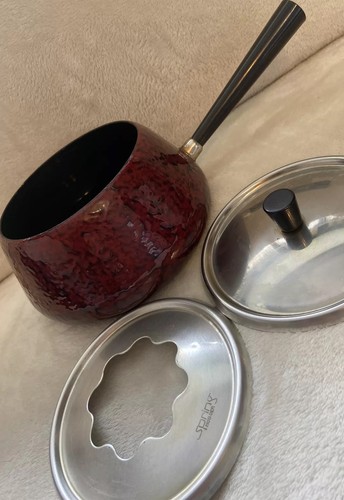 Vintage fondue pot spring mod - vintage,