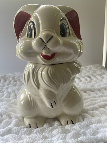 Vintage bisque ceramic rabbit - vintage,