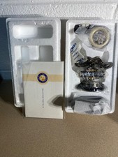 Harley Davidson 1903 First Motorcycle  Pocket Watch, Stand Leather Case & COA 