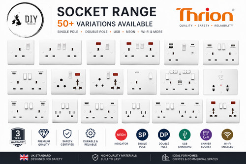 White socket outlet 13a - socket,