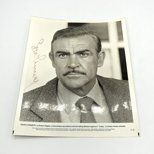 Sean connery signed - connery,