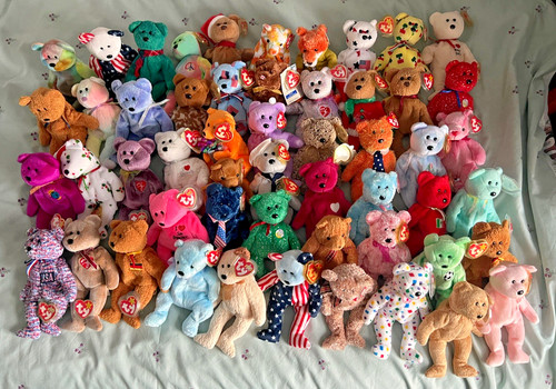 Job lot beanie bears - job,