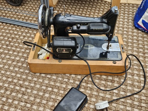 Old electric singer sewing - electric,