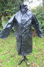 Oilskin PVC raincoat. Size O (small) MOD Issue. Good condition.