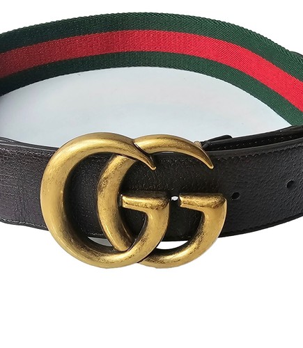 Gucci marmont web belt 70 - gucci,