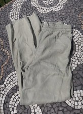 Green Zara Trousers Palazzo Medium M 10 New Wide Leg