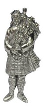 Stunning Pewter Scottish Piper