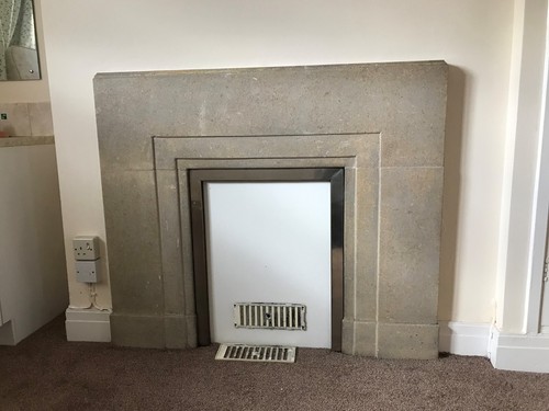 Concrete fire surround