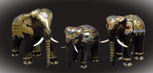 Collectible elephant set 3 - set,