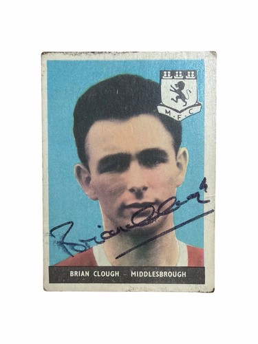 Brian clough autograph - clough,