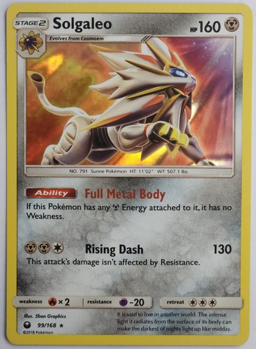 Solgaleo 168 celestial - solgaleo,