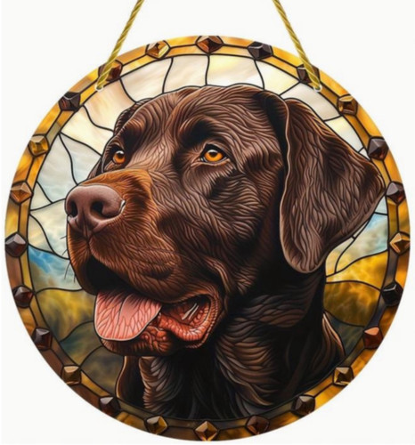 Labrador dog suncatcher - dog,