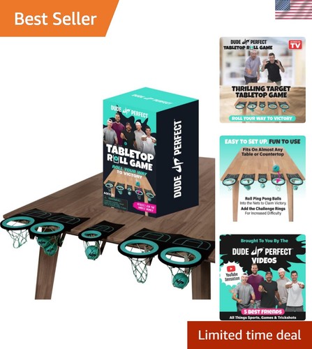 Tabletop roll target toss - tabletop,