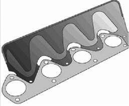 Exhaust manifold gasket - gasket, bmw
