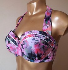 Gorgeous Padded/Wired Support Halterneck Bikini Top 34E & 36F Cup sizes