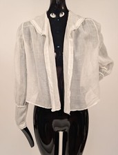 Edwardian white muslin - edwardian, blouse