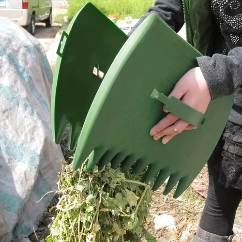 2pcs large leaf grabber scoops - large,