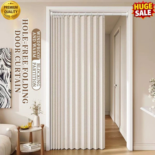 Pvc folding door oak effect - oak,