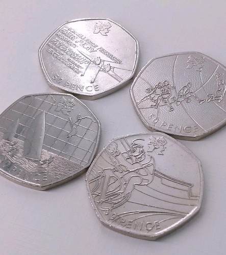 Joblot olympic 50p coins - ,