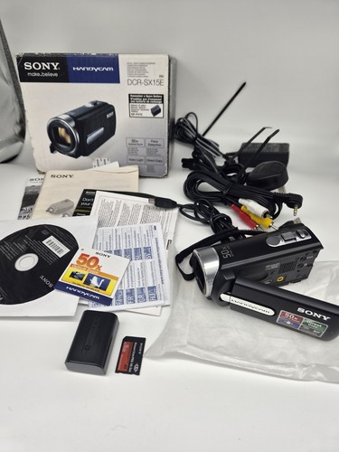 Sony handycam dcr sx15e - sony,