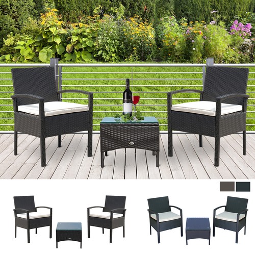Rattan bistro set pieces - rattan, set,