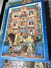 RARE Gibsons 500 piece jigsaw puzzle PEEPING TOM by Lesley Anne Ivory *COMPLETE*