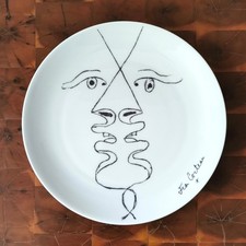 Jean Cocteau 'Face With X'