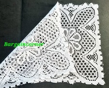 Rectangular Polyester Lace Table Doilies Decoration Protector Placemat Doily Mat