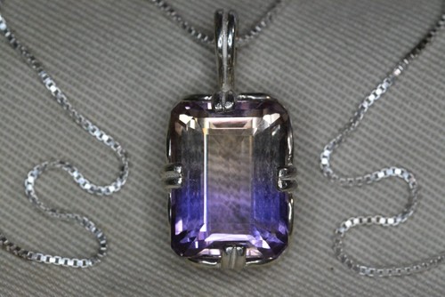 Certified ametrine necklace - certified,