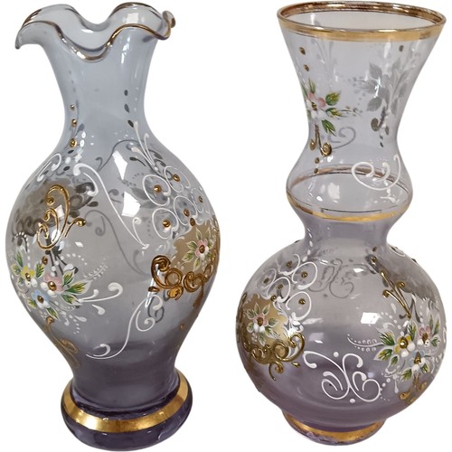 Decorative glass vase set - glass,
