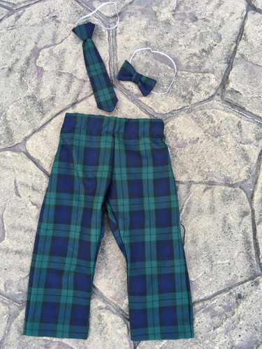 Black watch tartan trews - black, trews,