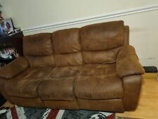 Three seater Sofa Brown - Harveys