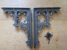 PAIR of cast iron Scaffold