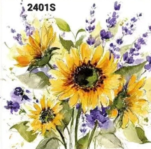 Sunflowers single table - 4, sunflowers/single