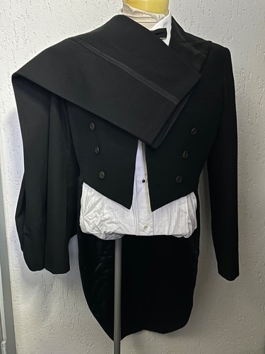 Men 1940s black - black, piece