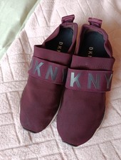 DKNY Women's Dark Red Slip On