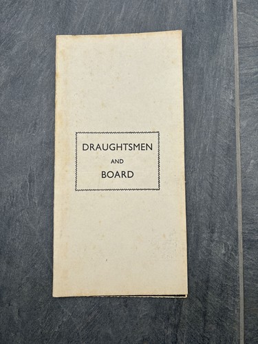 Vintage draughts board spare - draughts,