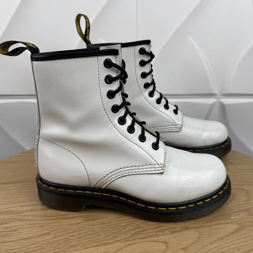 Women martens boots white - martens,