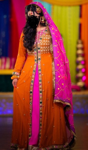 Bridal mehndi outfit - outfit,