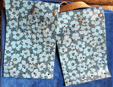 Pair of new blue leather