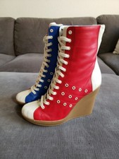 RARE Adidas Leather Jeremy Scott Limited Edition Bowling Shoes Size 5 ULTRA RARE