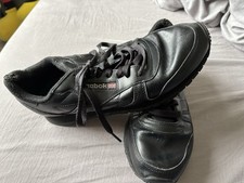 Mens Black Reebok Classic Trainers. Size UK 8