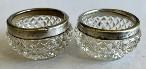 Matching pair antique silver - matching,