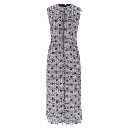 Erdem polka dot tweed sheath - erdem, polka-dot