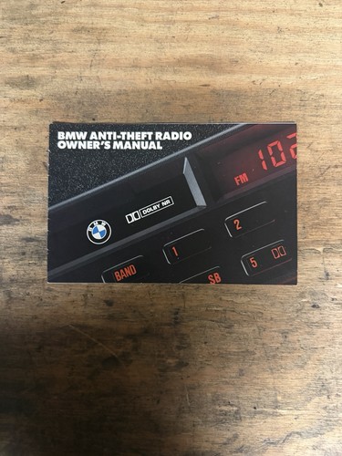 Bmw anti theft radio owners - anti-theft,