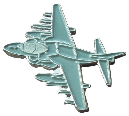 Harrier jump jet pin badge - harrier,