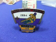badge motor cycle bike ice speedway humberside indoor arena 1994 fan supporter