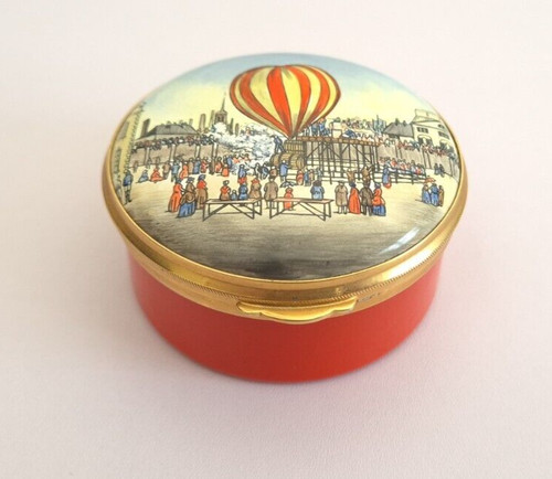 Staffordshire enamel trinket - staffordshire,